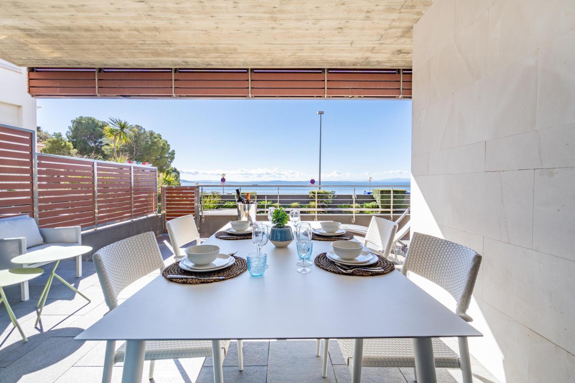 רוזס Nc Apartments 201 Moli Blau - 4 Pax מראה חיצוני תמונה